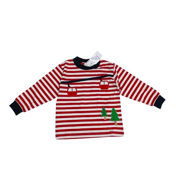NWT Florence Eiseman 4T Stripe Knit Shirt with Gondola - Picture 1 of 5